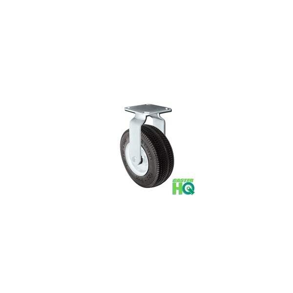 8" Flat Free Rigid Caster, 8"x3" Foam Filled Tire, 275 lbs Capacit